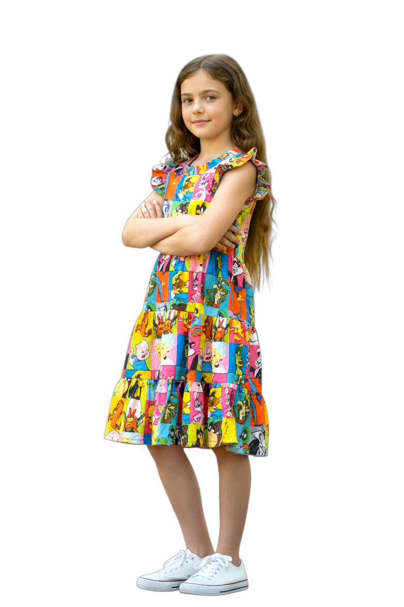 Cutie Cartoon Frock