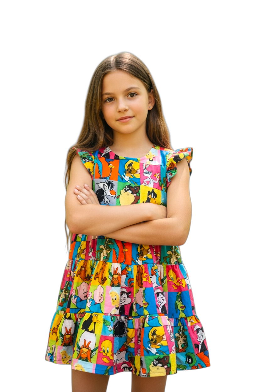 Cutie Cartoon Frock