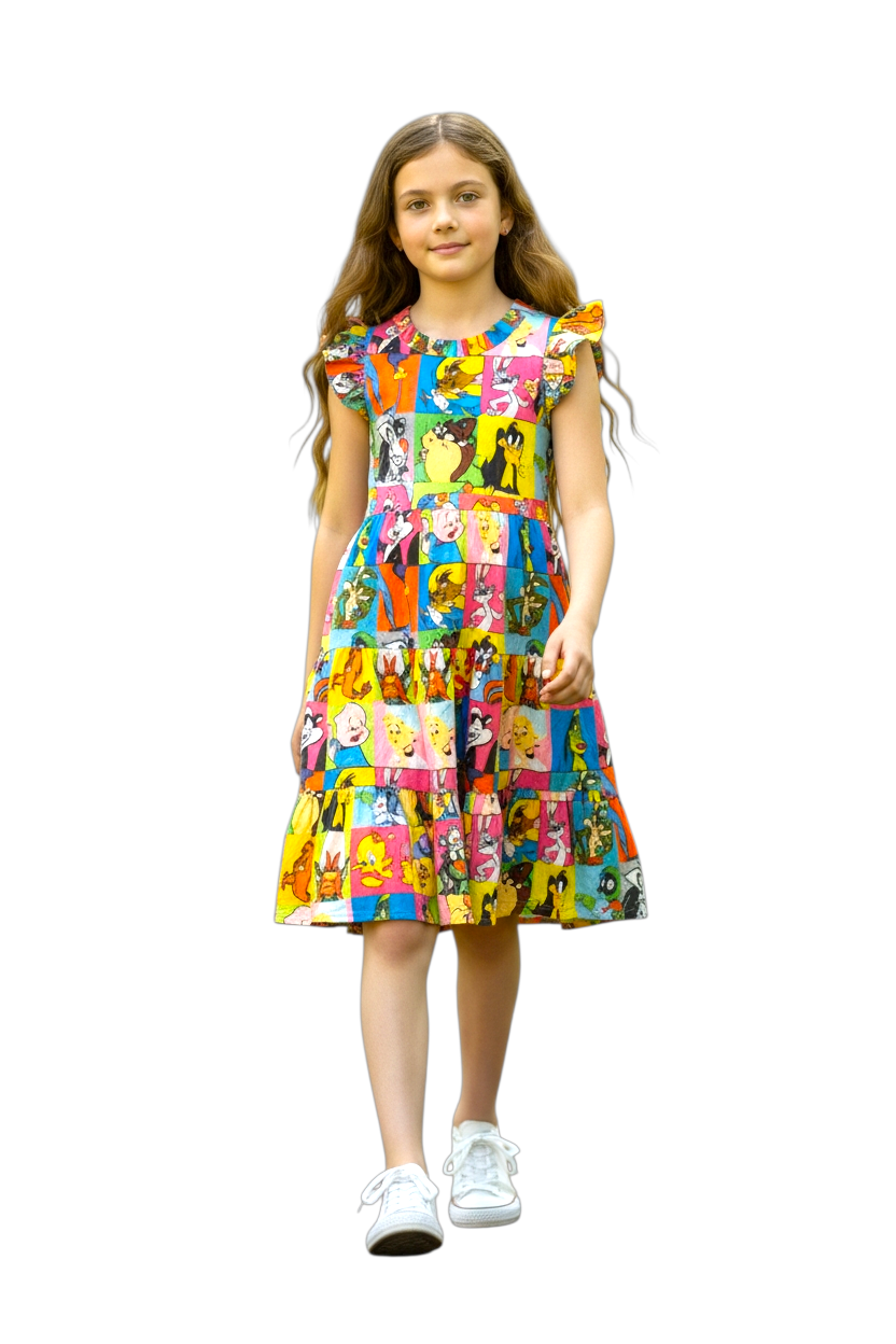 Cutie Cartoon Frock