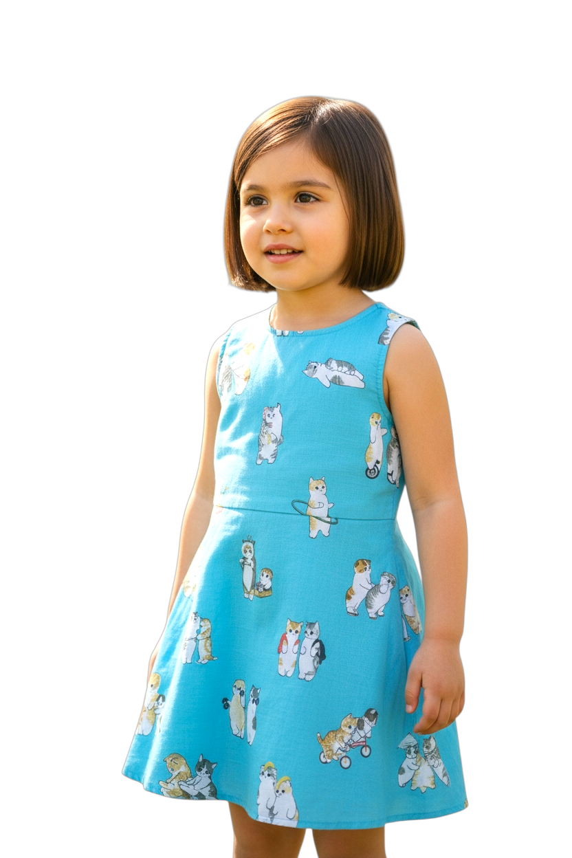 Mini Meow Frock