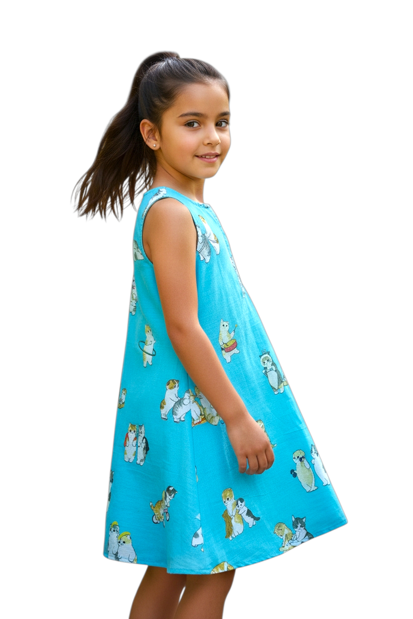 Mini Meow Frock