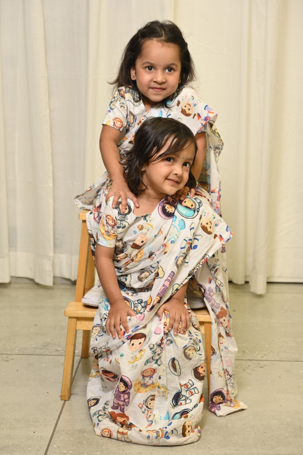Astronauts Saree And Blouse Set