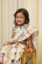 Astronauts Saree And Blouse Set