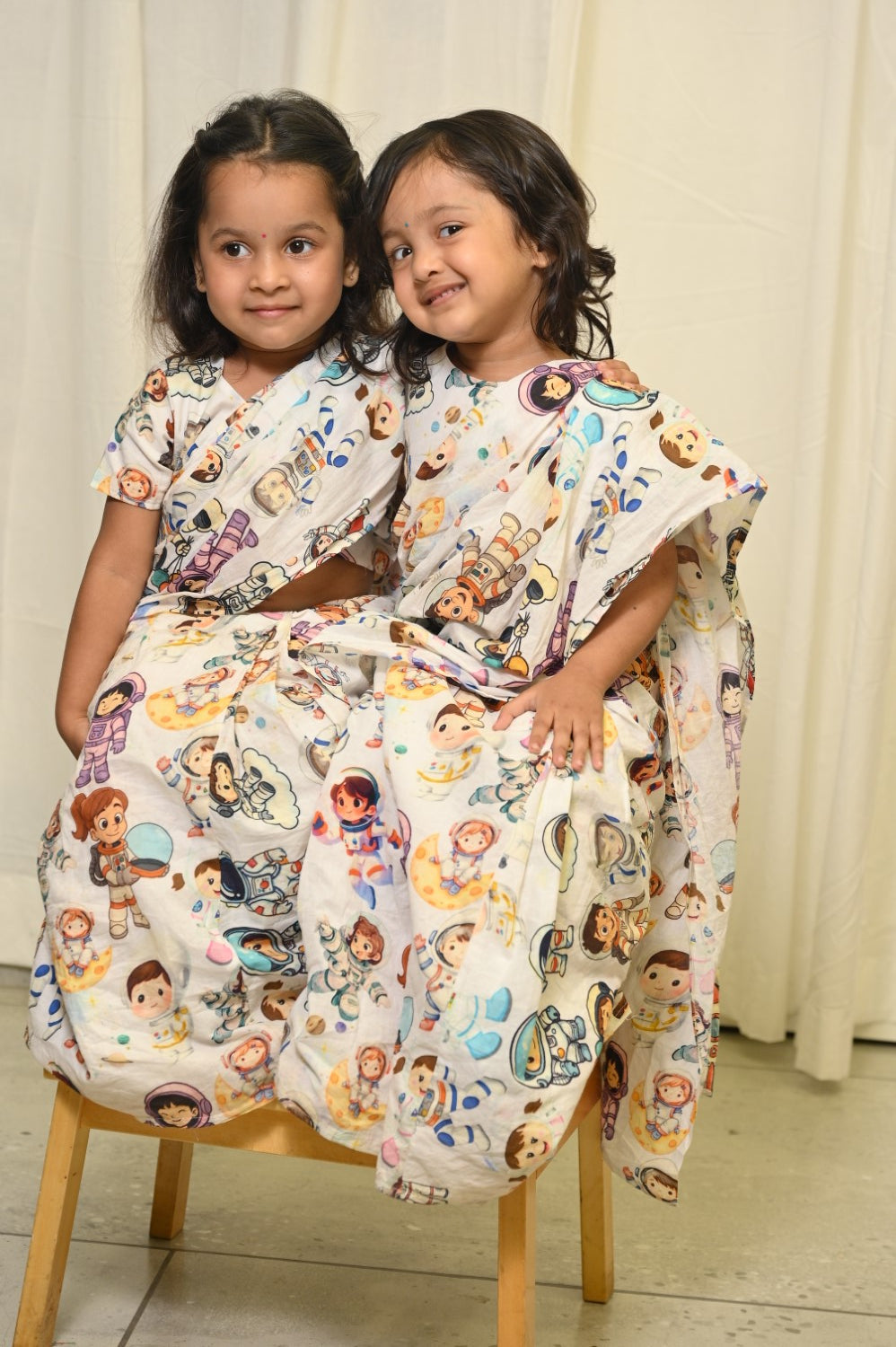 Astronauts Saree And Blouse Set